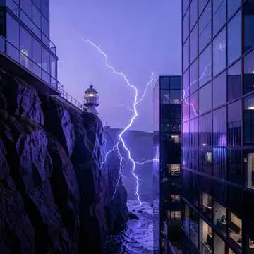 siren's and lightning cover art