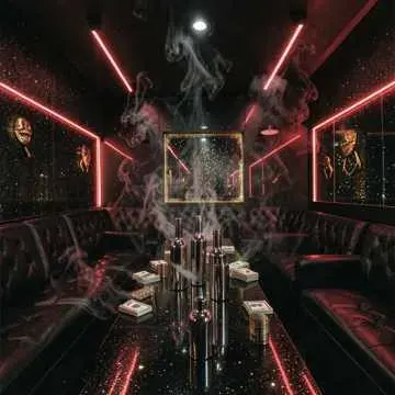 Golden Bottles, Blacked-Out Hearts cover art