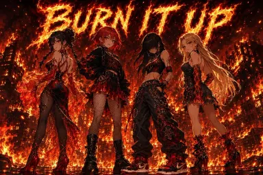 BURN IT UP cover art
