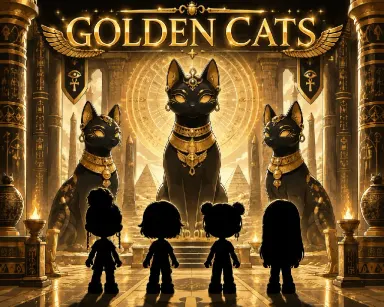 GOLDEN CATS cover art