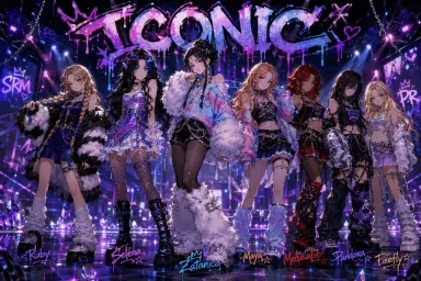 ICONIC (SRM x Pandemonium red's) cover art