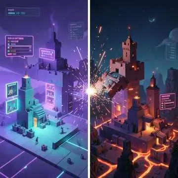 Block Wars: Roblox vs Minecraft cover art